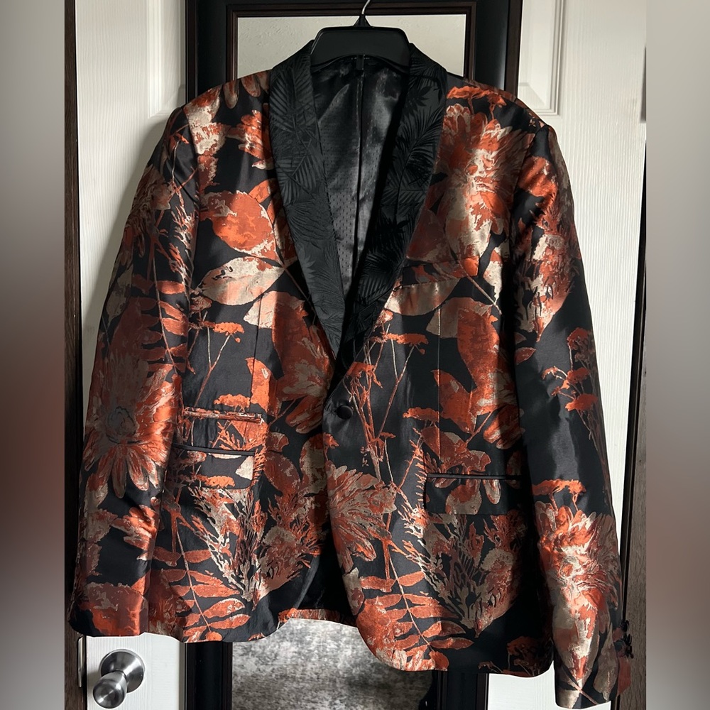 Copper & Black blazer